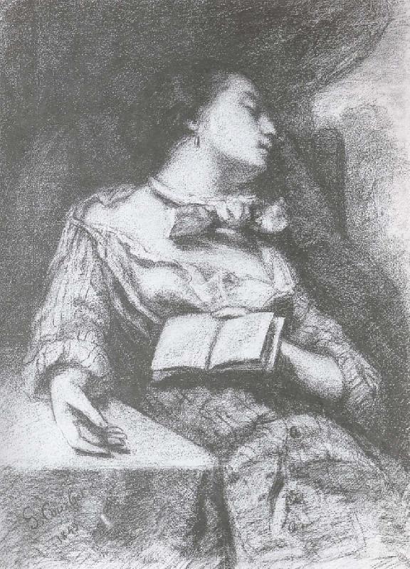 Sleeping woman, Gustave Courbet